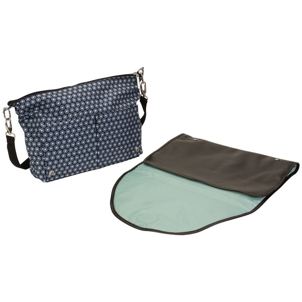 

Kalencom sidekick fantasia geo diaper bag blue large